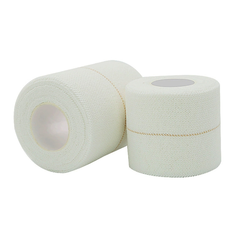Bandage adhésif élastique avec ligne jaune