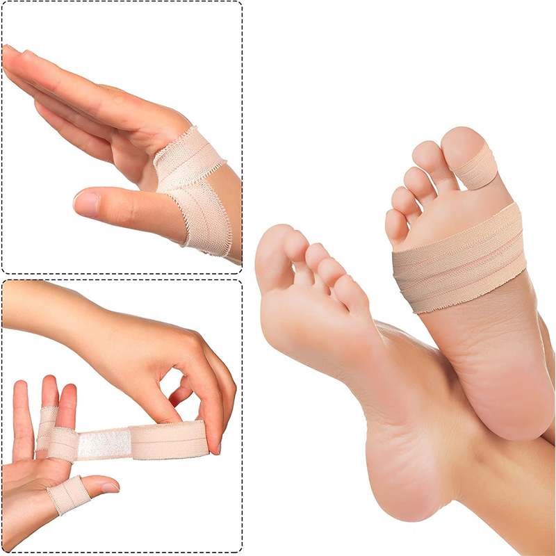Enveloppement de bandage médical adhésif élastique