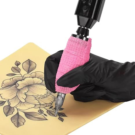 Bandage cohésif Tattoo Grip, enveloppement auto-adhérent