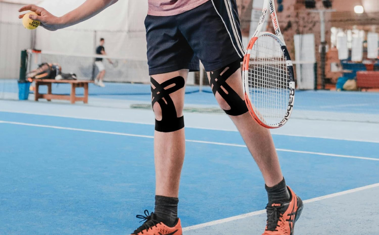 Patch musculaire en bande de kinésiologie prédécoupée 