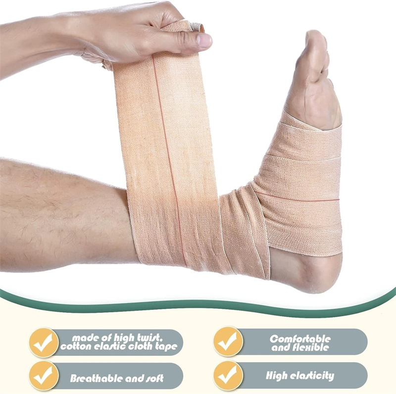 Bande thérapeutique élastique (EAB) – Bandage adhésif extensible pour la compression et le soutien