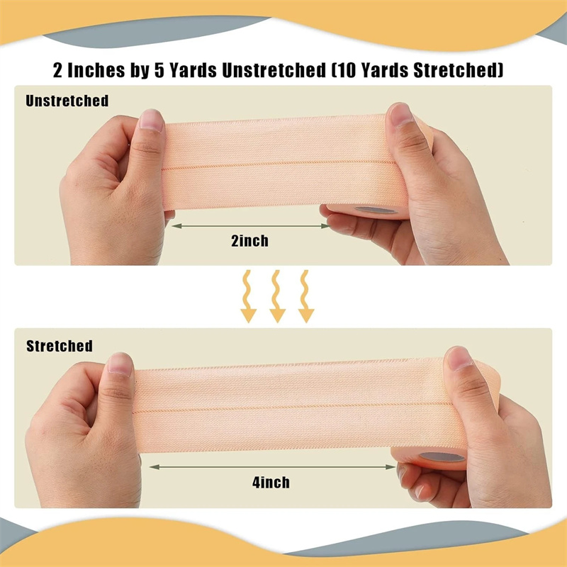 Bande thérapeutique élastique (EAB) – Bandage adhésif extensible pour la compression et le soutien Bande thérapeutique élastique (EAB) – Bandage adhésif extensible pour la compression et le soutien