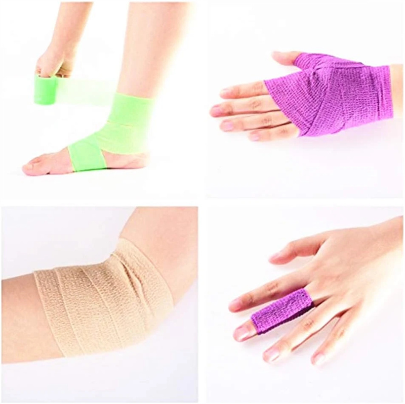 Ruban cohésif flexible – Bande de compression auto-adhésive, antidérapante et sans résidus